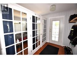 inside the front entrance -