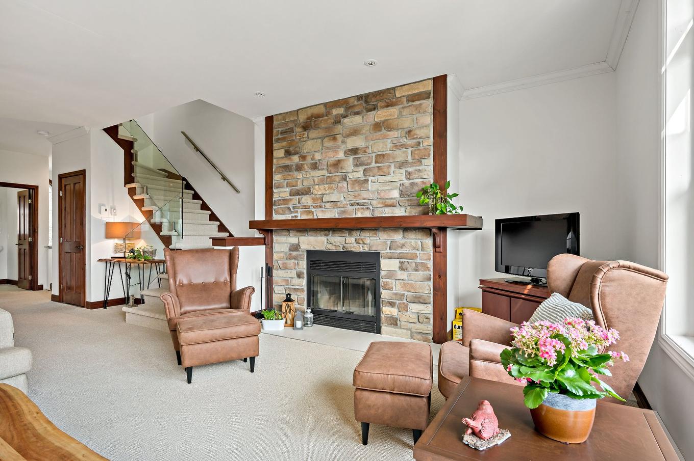Other - 5-290 Rue Du Mont-Plaisant, Mont-Tremblant, QC - Indoor Photo Showing Living Room With Fireplace