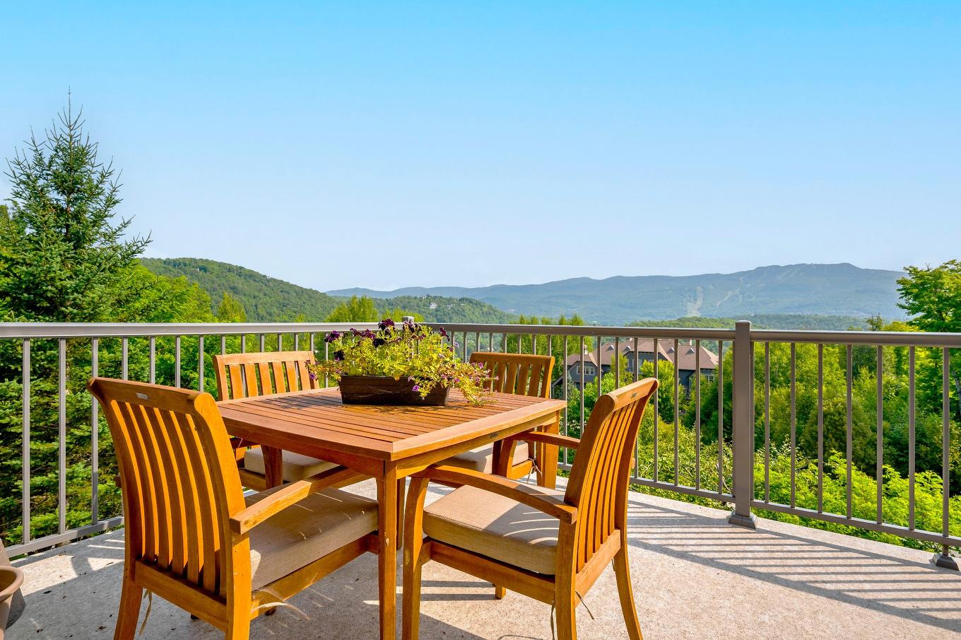 Patio - 5-290 Rue Du Mont-Plaisant, Mont-Tremblant, QC - Outdoor With View
