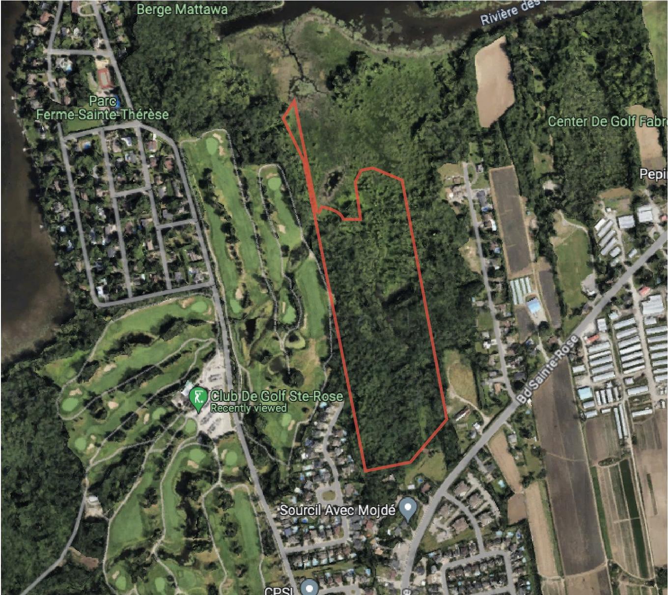 Photo aérienne - Boul. Ste-Rose, Laval (Fabreville), QC