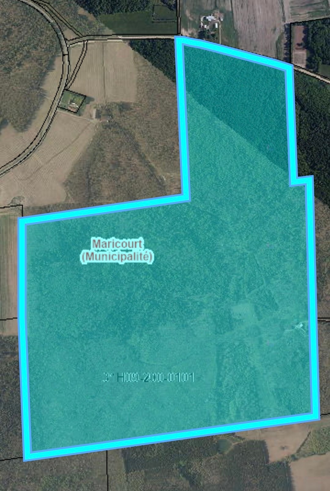 Vue d'ensemble - 1411 4E Rang, Maricourt, QC