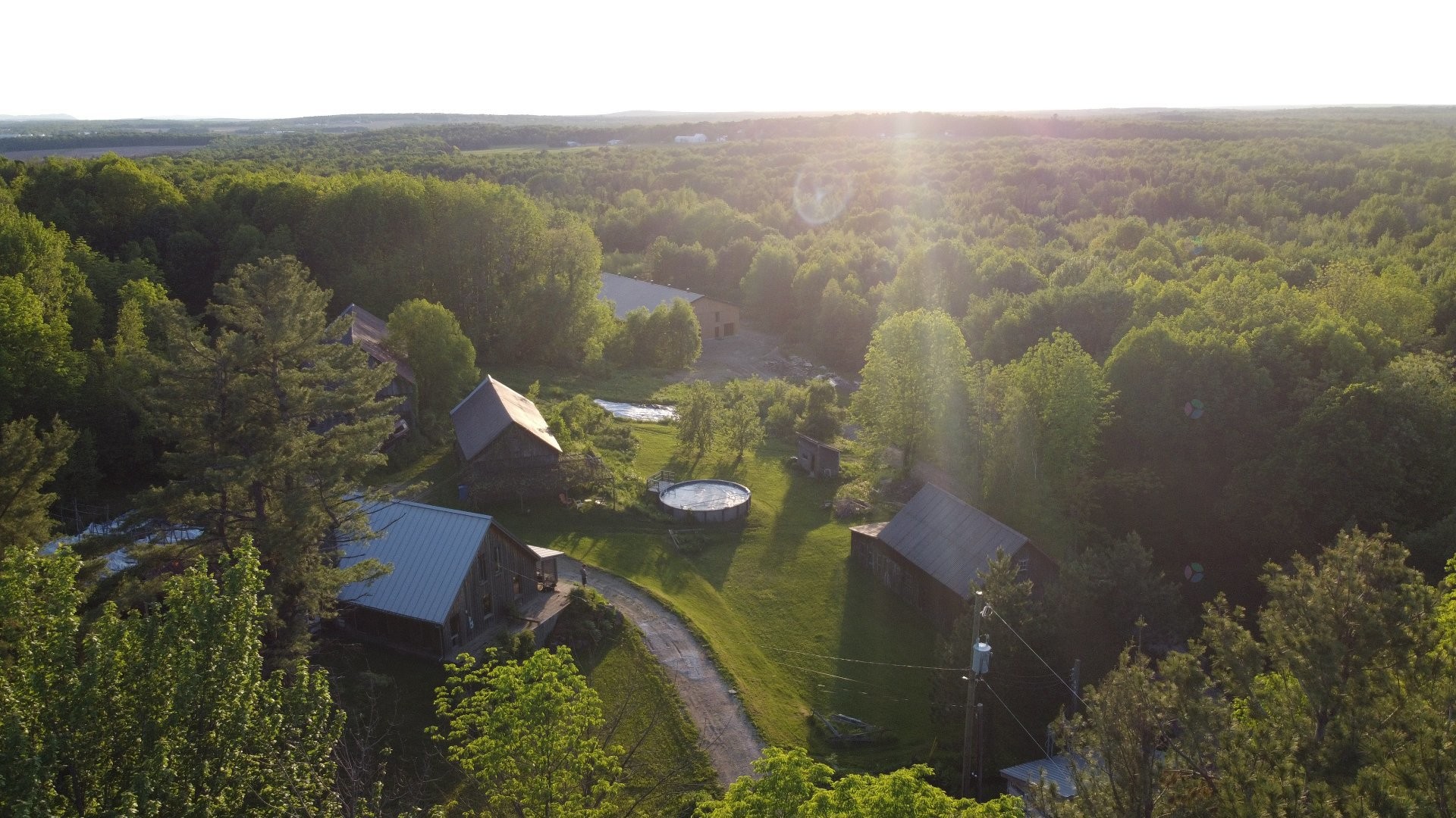 Vue d'ensemble - 1411 4E Rang, Maricourt, QC