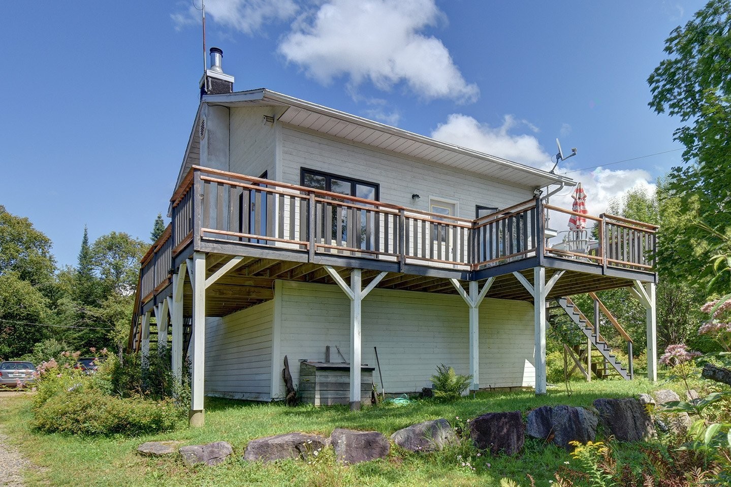 Exterior - 2147 Ch. Du Lac-Quenouille, Val-Des-Lacs, QC - Outdoor With Deck Patio Veranda