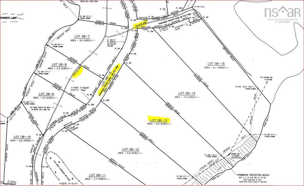 Lot 08-13 Crooked Lake Road, Framboise, NS