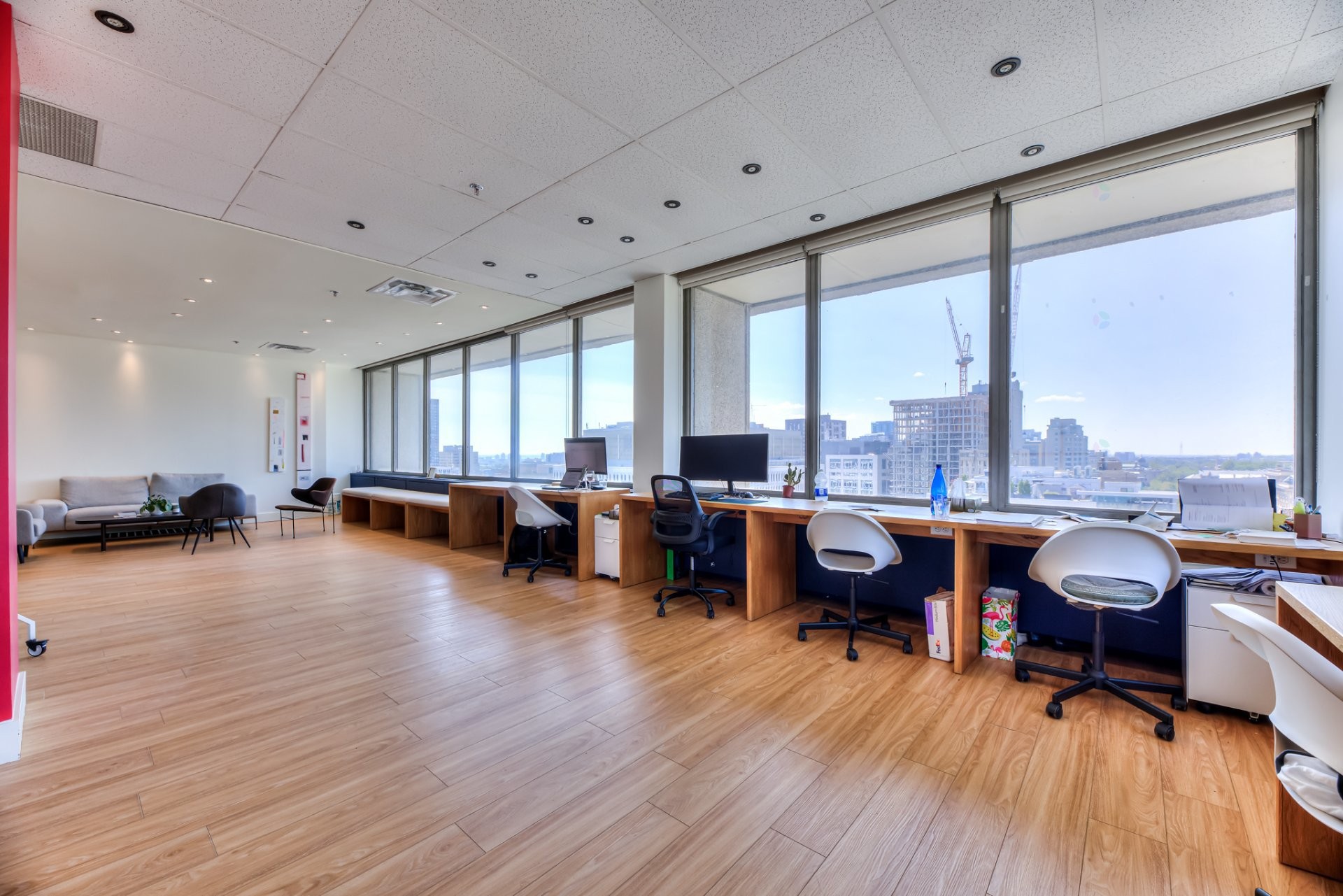 Vue d'ensemble - 1600-1350 Rue Sherbrooke O., Montréal (Ville-Marie), QC - Indoor Photo Showing Office