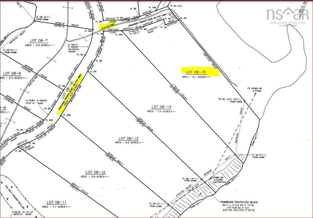 Lot 08-15 Crooked Lake Road, Framboise, NS