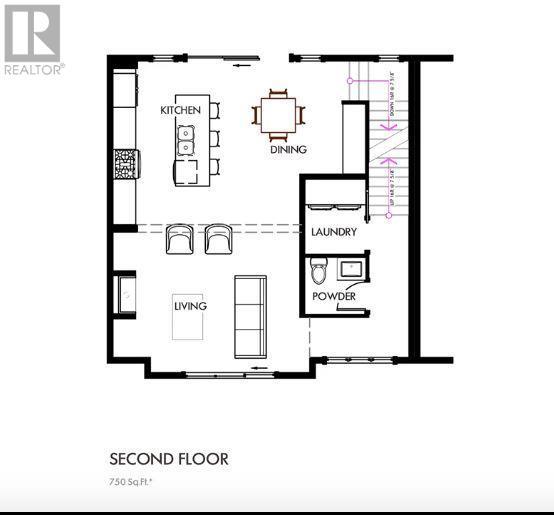 Second level: floor plan idea. - 1402 / 1404 Inkar Road Lot# 1 & 2, Kelowna, BC - Other