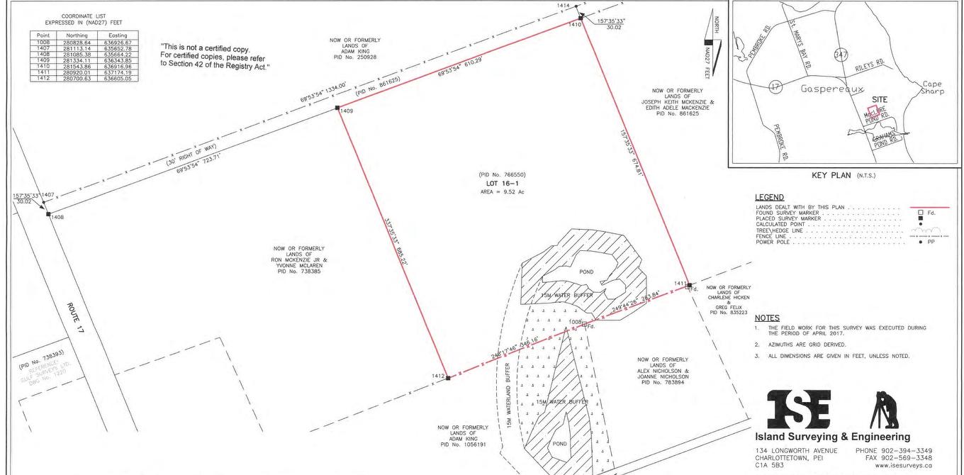 3875 Rte 17, Gaspereaux, PE