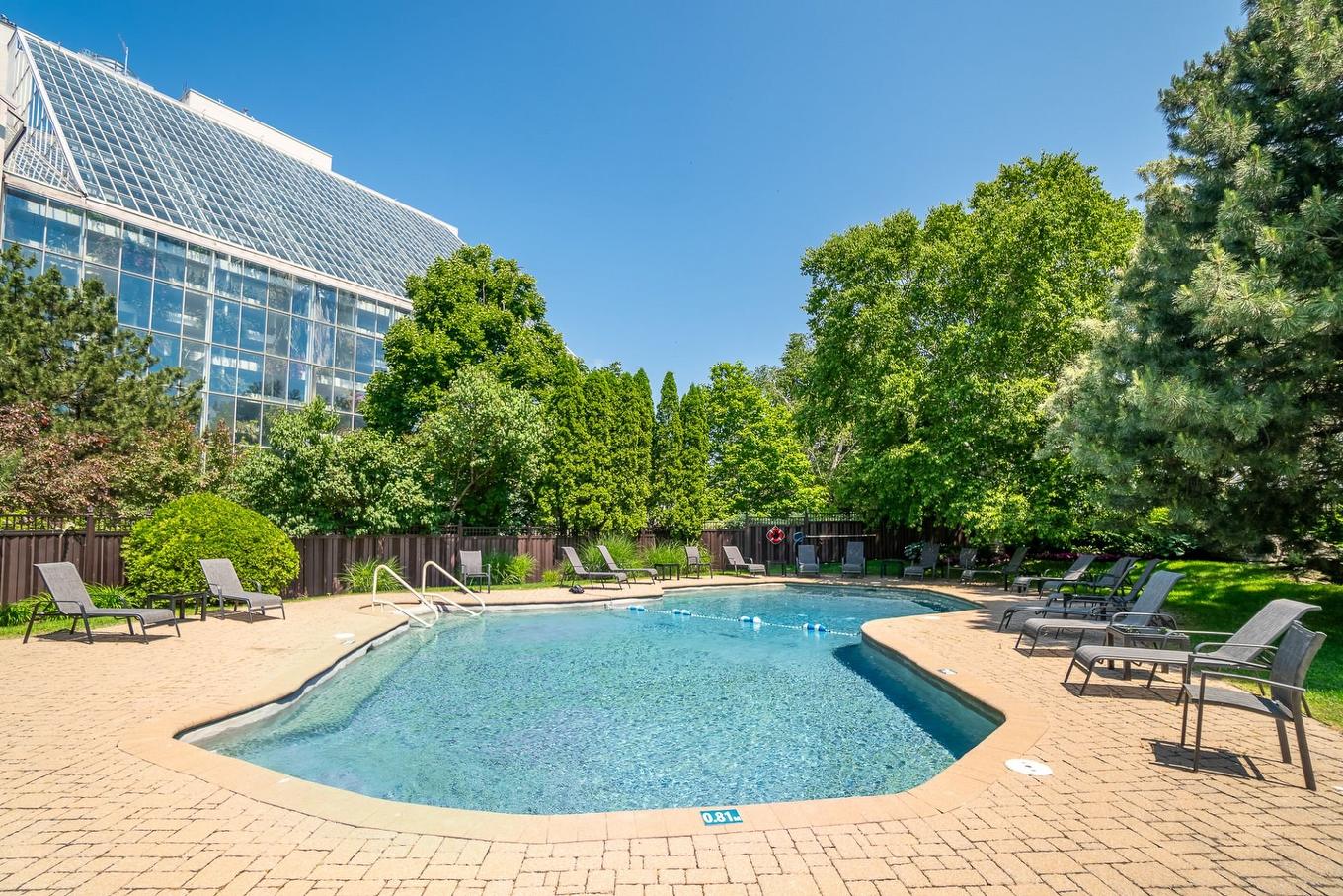 Piscine - 707-2500 Av. Pierre-Dupuy, Montréal (Ville-Marie), QC - Outdoor With In Ground Pool With Backyard