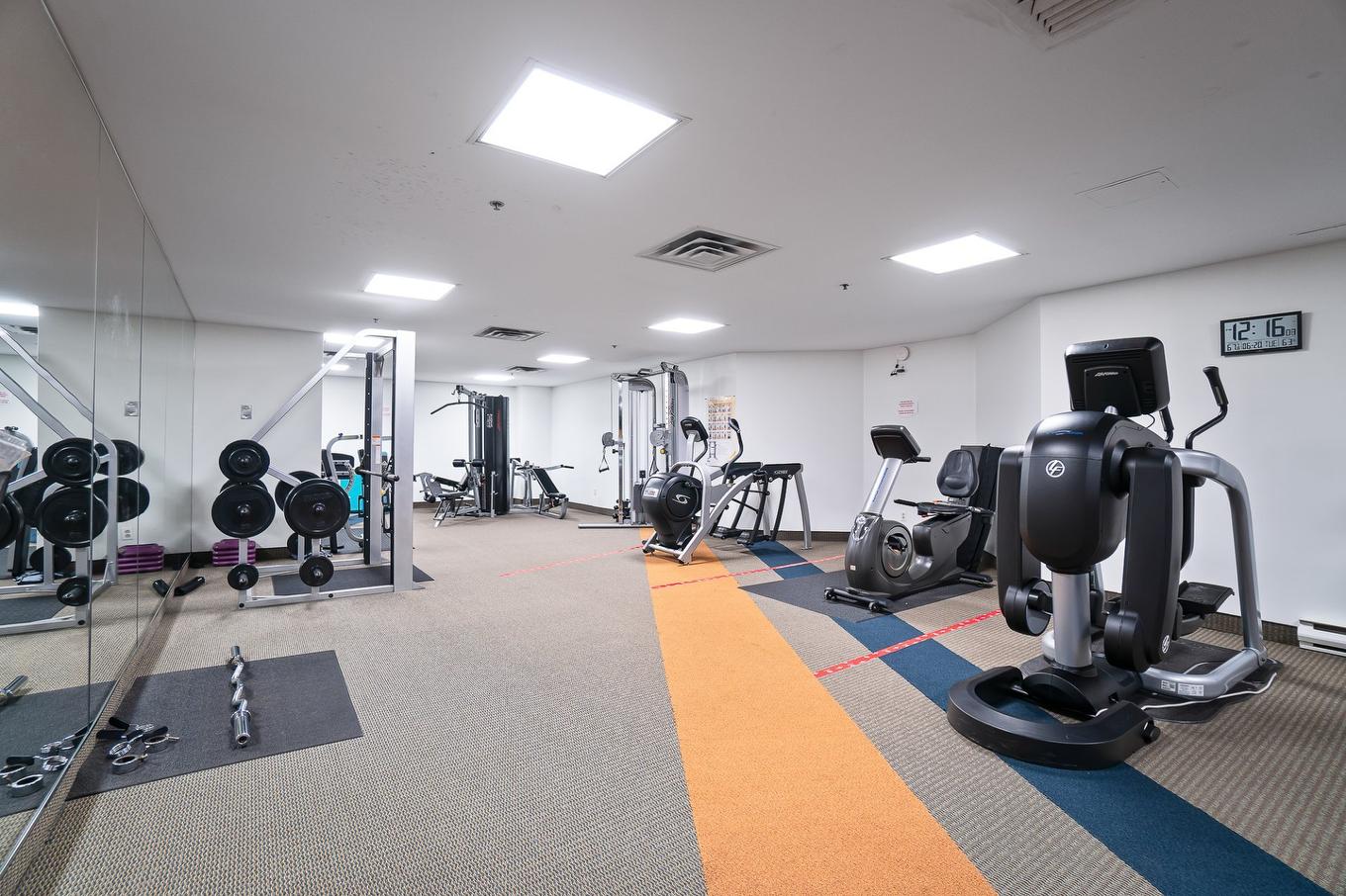 Salle d'exercice - 707-2500 Av. Pierre-Dupuy, Montréal (Ville-Marie), QC - Indoor Photo Showing Gym Room
