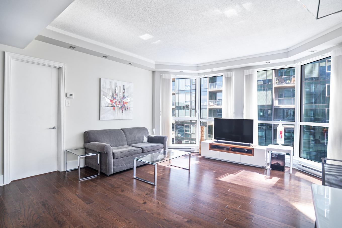 Salon - 2002-1100 Rue De La Montagne, Montréal (Ville-Marie), QC - Indoor Photo Showing Living Room