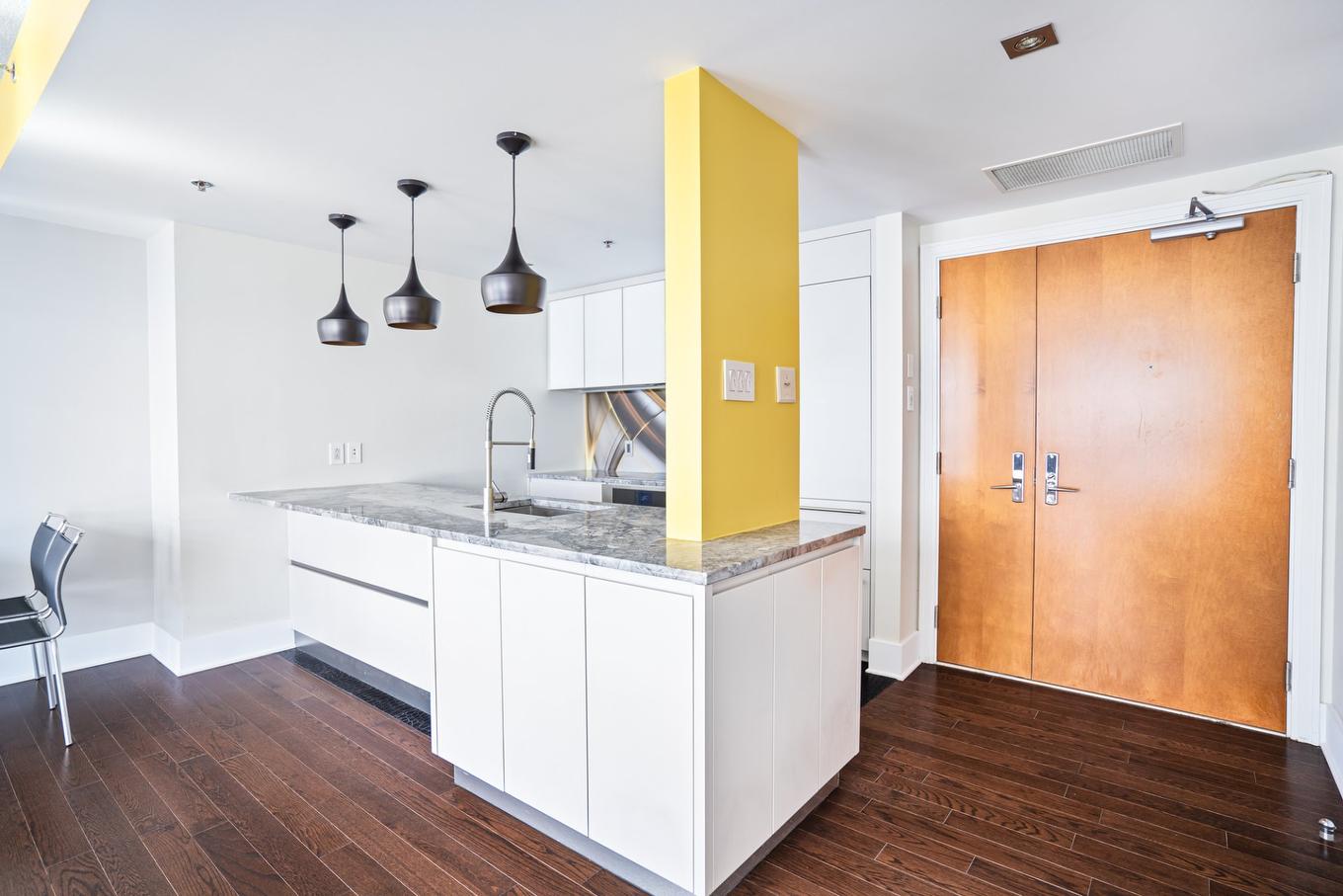 Cuisine - 2002-1100 Rue De La Montagne, Montréal (Ville-Marie), QC - Indoor Photo Showing Kitchen