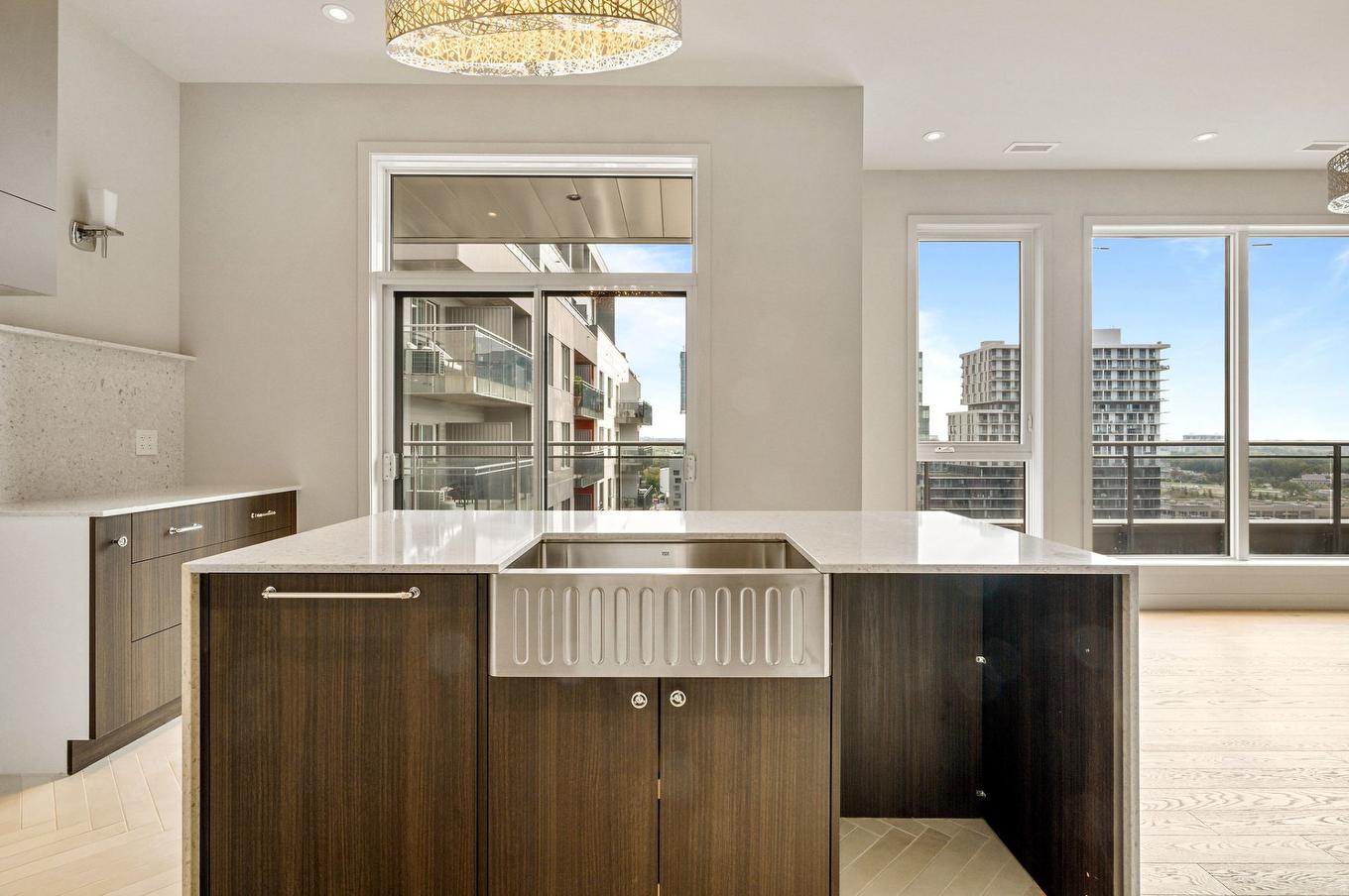Cuisine - 1404-1900 Rue Émile-Martineau, Laval (Laval-Des-Rapides), QC - Indoor Photo Showing Kitchen With Double Sink