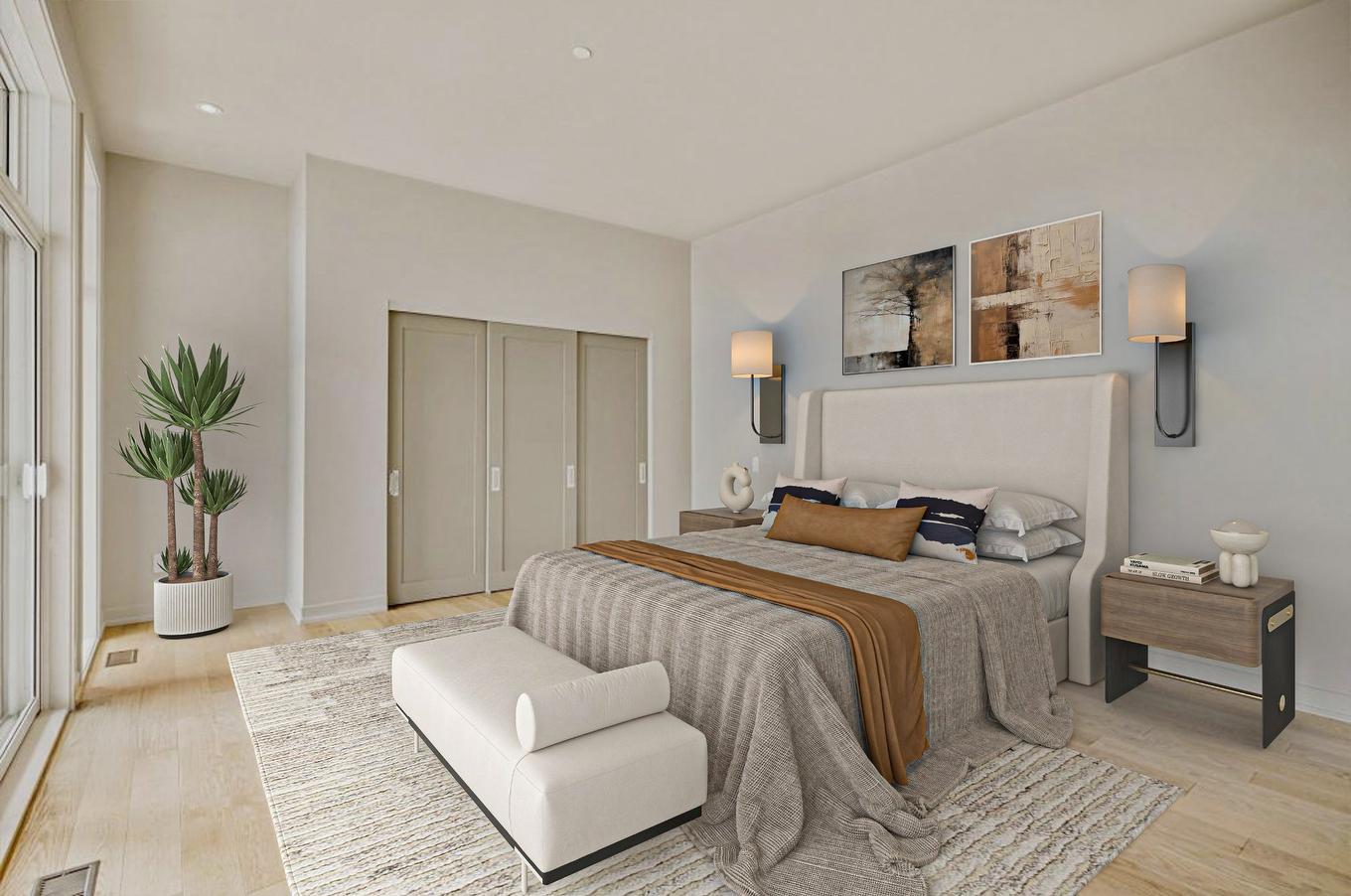 Chambre à coucher principale - 1404-1900 Rue Émile-Martineau, Laval (Laval-Des-Rapides), QC - Indoor Photo Showing Bedroom