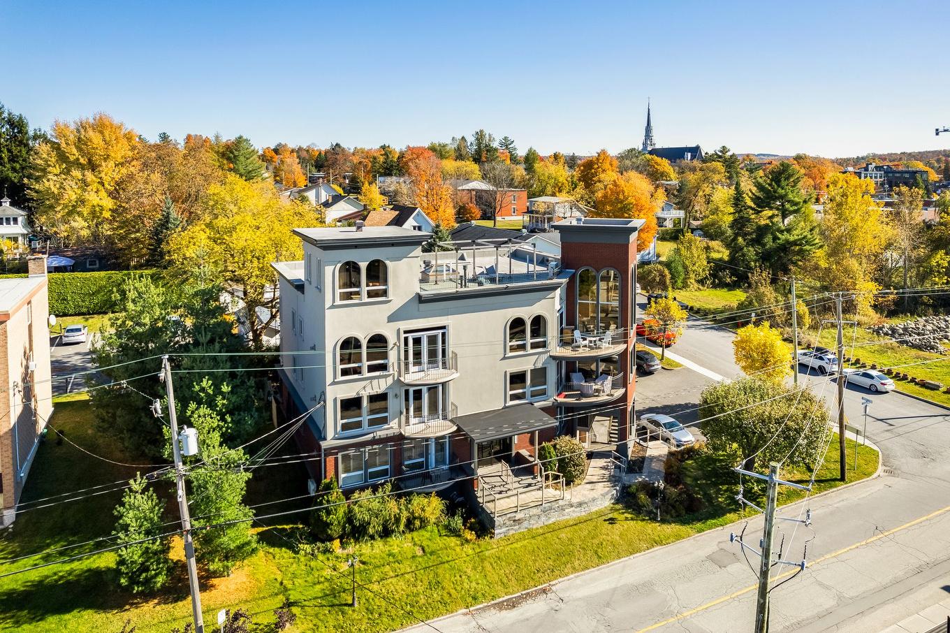 Aerial photo - 6-300 Rue Du Moulin, Magog, QC - Outdoor