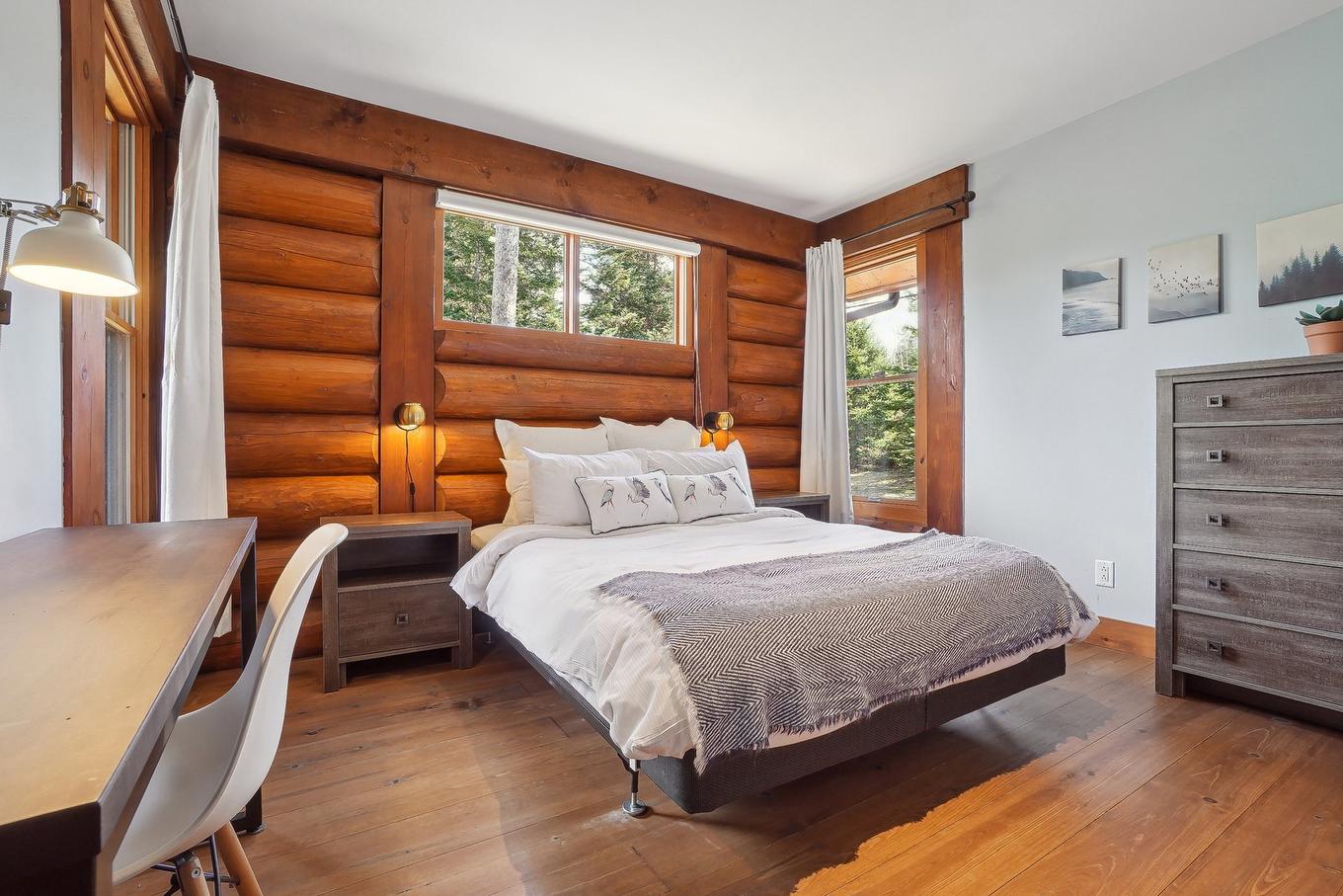 Bedroom - 110-1 Ch. De La Fraternité, Lac-Supérieur, QC - Indoor Photo Showing Bedroom