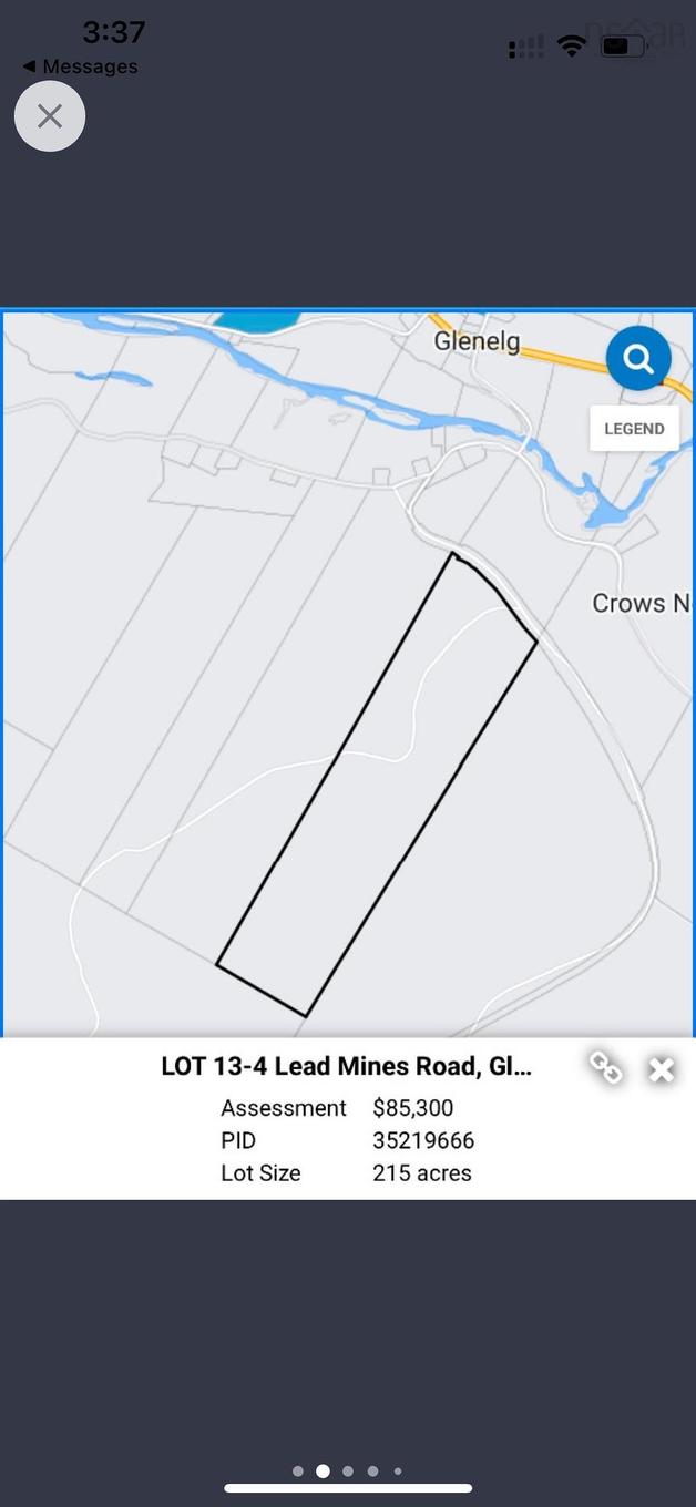 Lot 13-4 Lead Mines Road, Glenelg, NS