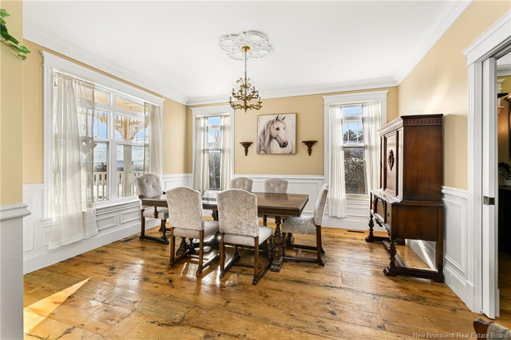 129 Ammon Rd, Ammon, NB - Indoor Photo Showing Dining Room