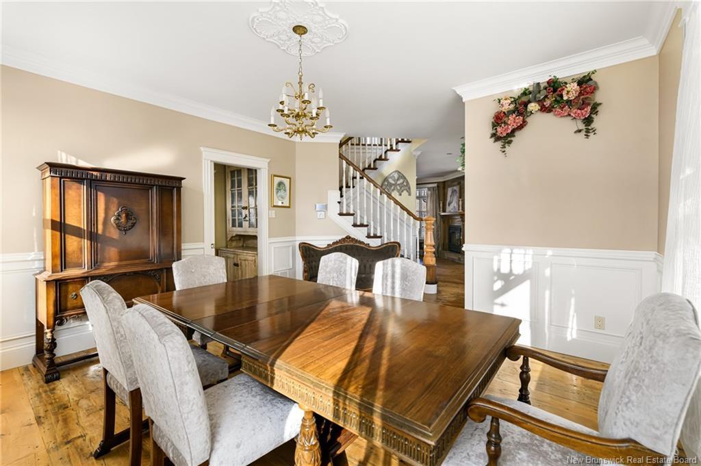 129 Ammon Rd, Ammon, NB - Indoor Photo Showing Dining Room