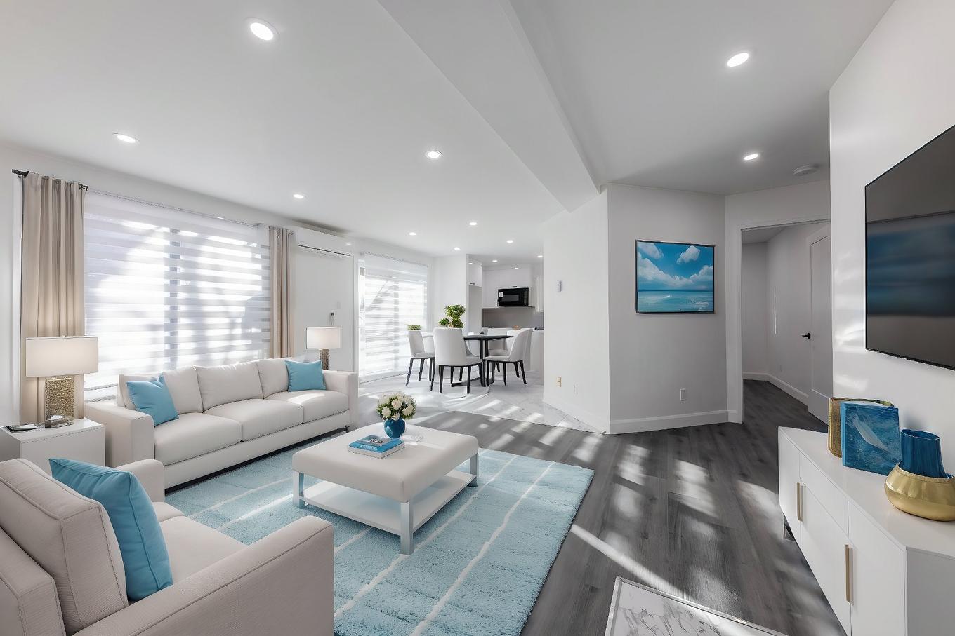 Vue d'ensemble - 4-1319 Rue Joseph-Janot, Montréal (Rivière-Des-Prairies/Pointe-Aux-Trembles), QC - Indoor Photo Showing Living Room