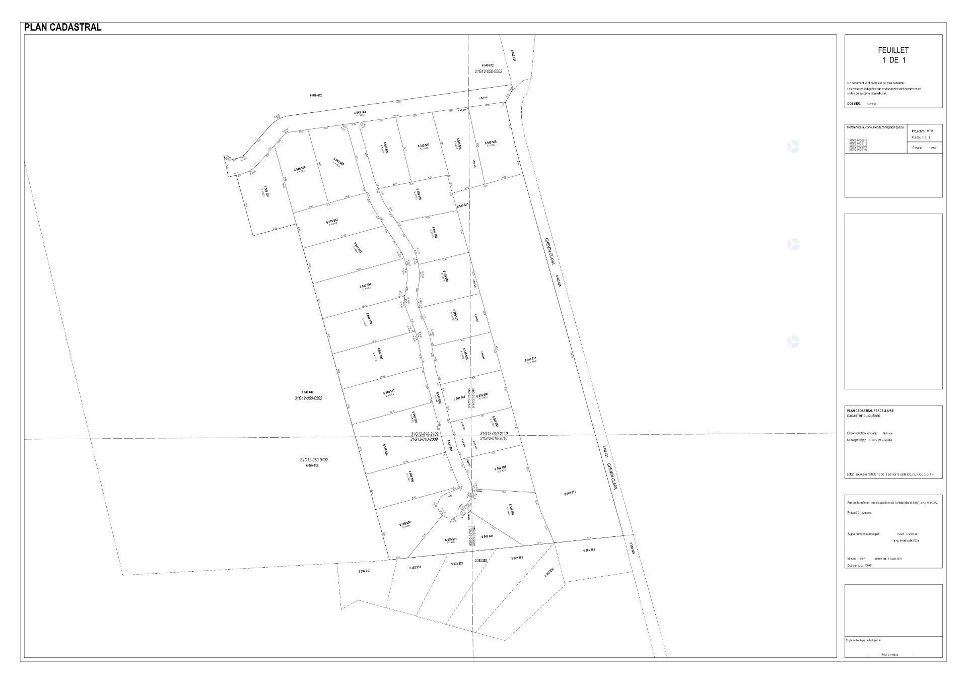 Photo aérienne - 8 Ch. De La Mousson, La Pêche, QC