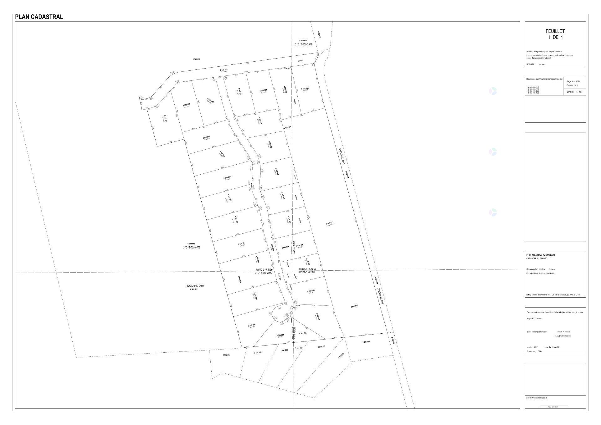 Photo aérienne - 6 Ch. De La Mousson, La Pêche, QC