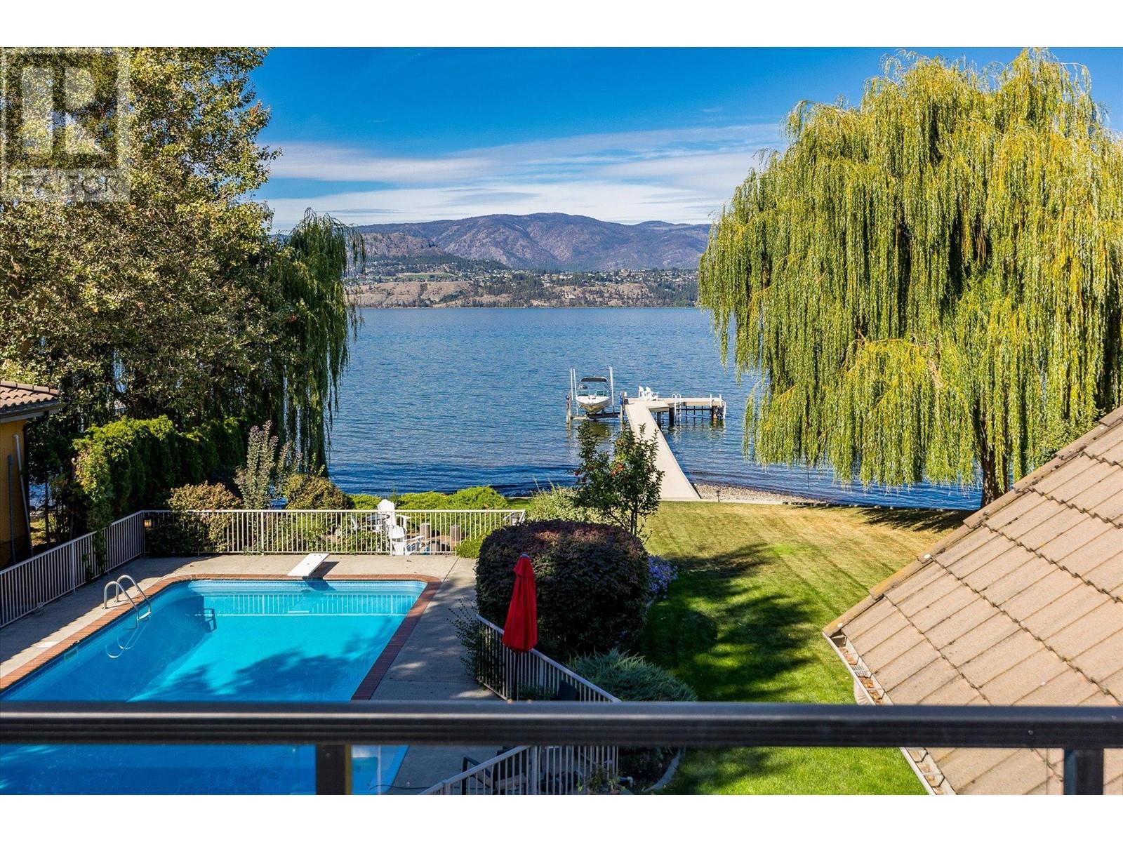 4382 Hobson Road, Kelowna, BC - Outdoor With Body Of Water With In Ground Pool With View