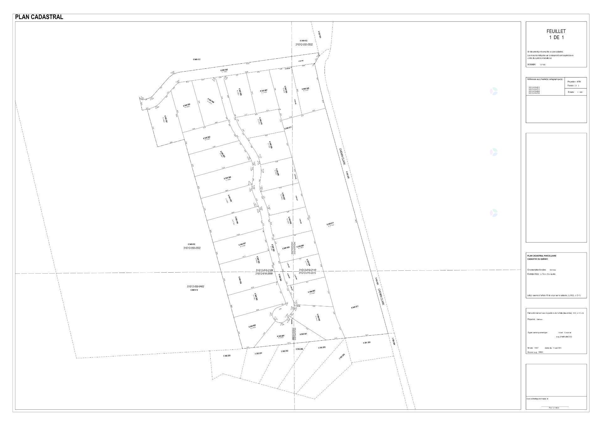 Photo aérienne - 29 Ch. De La Mousson, La Pêche, QC