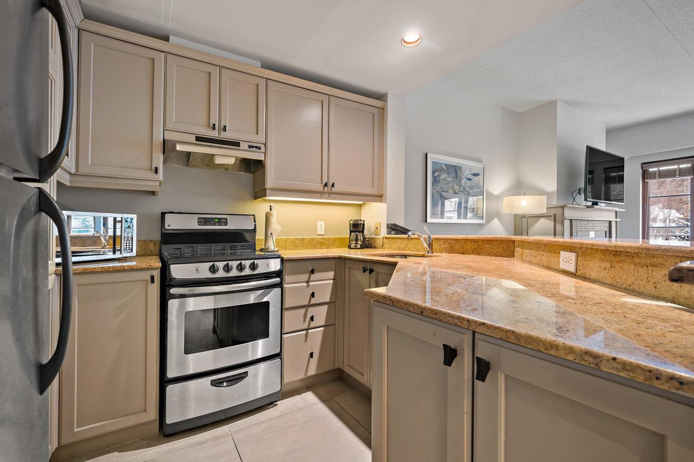 Kitchen - 208-3035 Ch. De La Chapelle, Mont-Tremblant, QC - Indoor Photo Showing Kitchen
