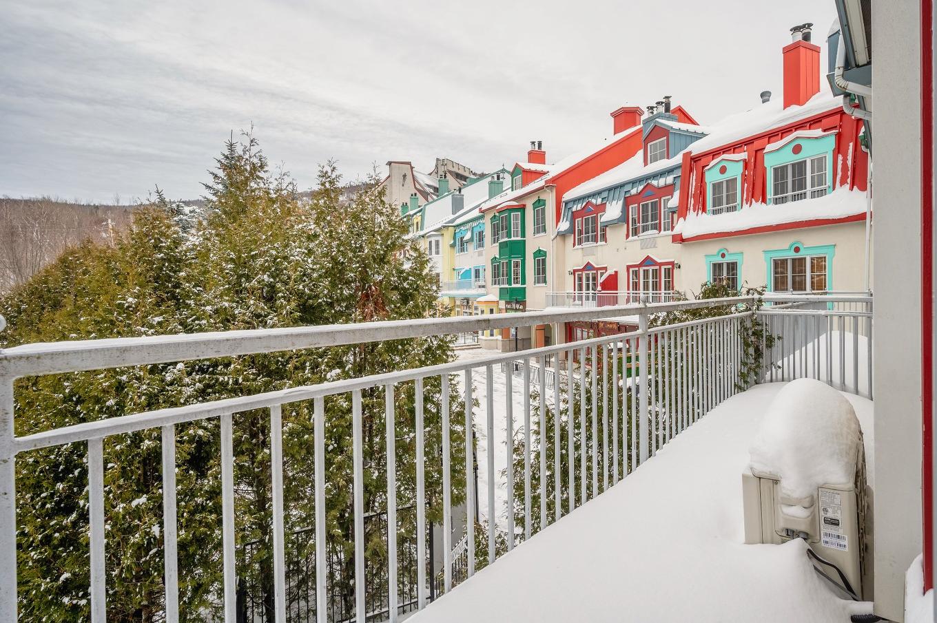Balcony - 208-3035 Ch. De La Chapelle, Mont-Tremblant, QC - Outdoor With Balcony With Exterior