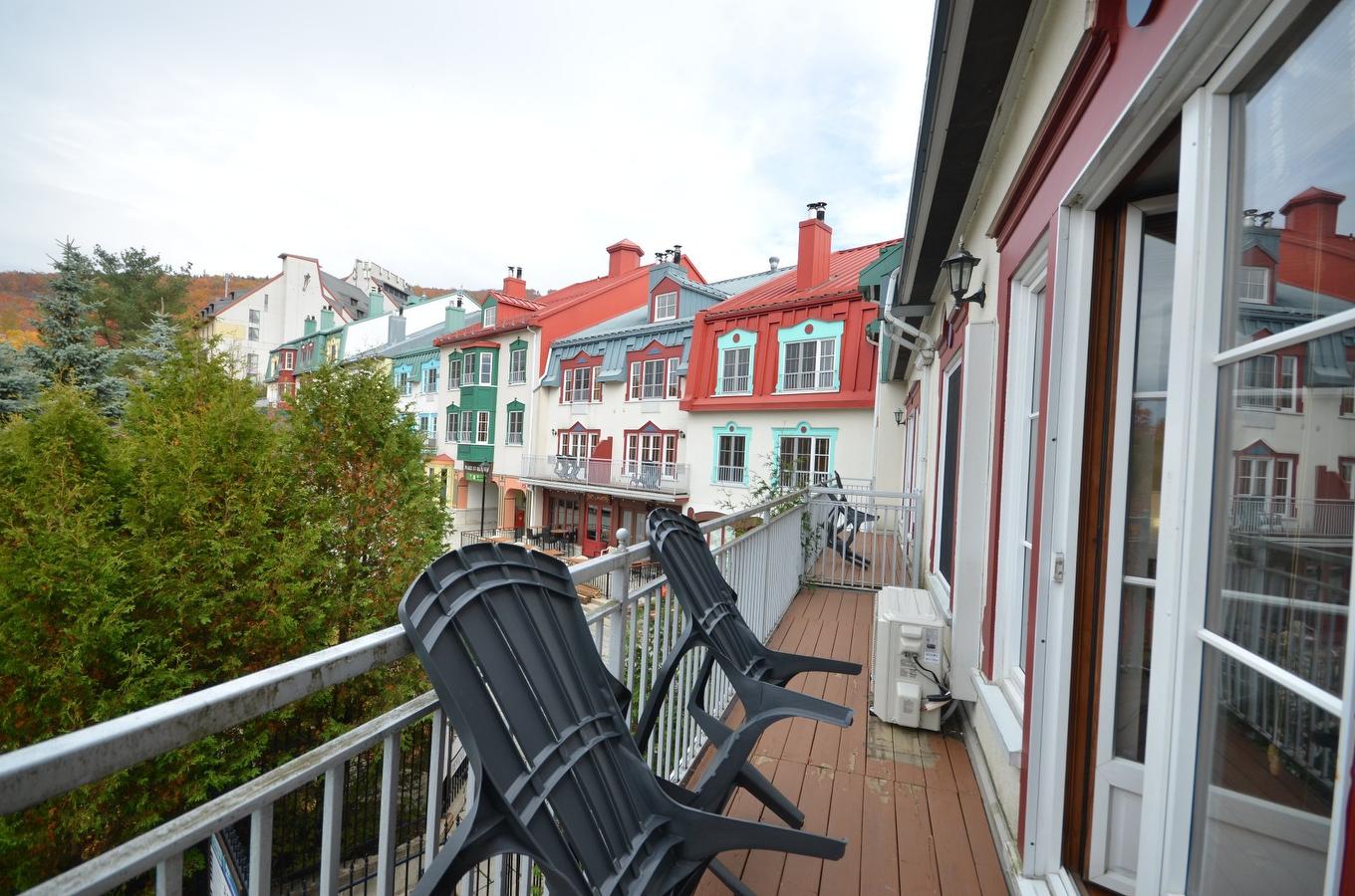 Balcony - 208-3035 Ch. De La Chapelle, Mont-Tremblant, QC - Outdoor With Balcony With Exterior