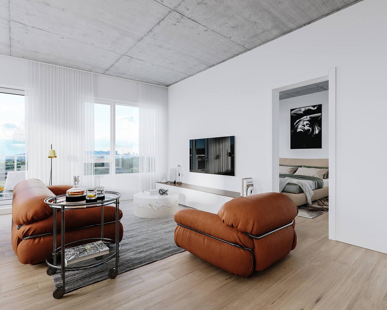 Salon - 305-7480 Boul. Taschereau, Brossard, QC - Indoor Photo Showing Living Room