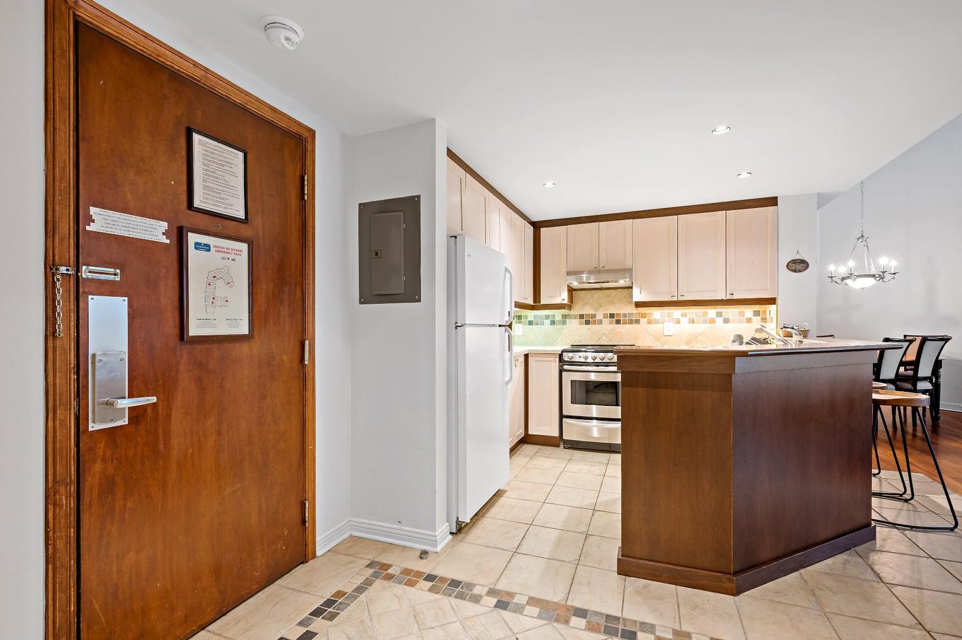 Kitchen - 414/M514-118 Ch. De Kandahar, Mont-Tremblant, QC - Indoor Photo Showing Kitchen