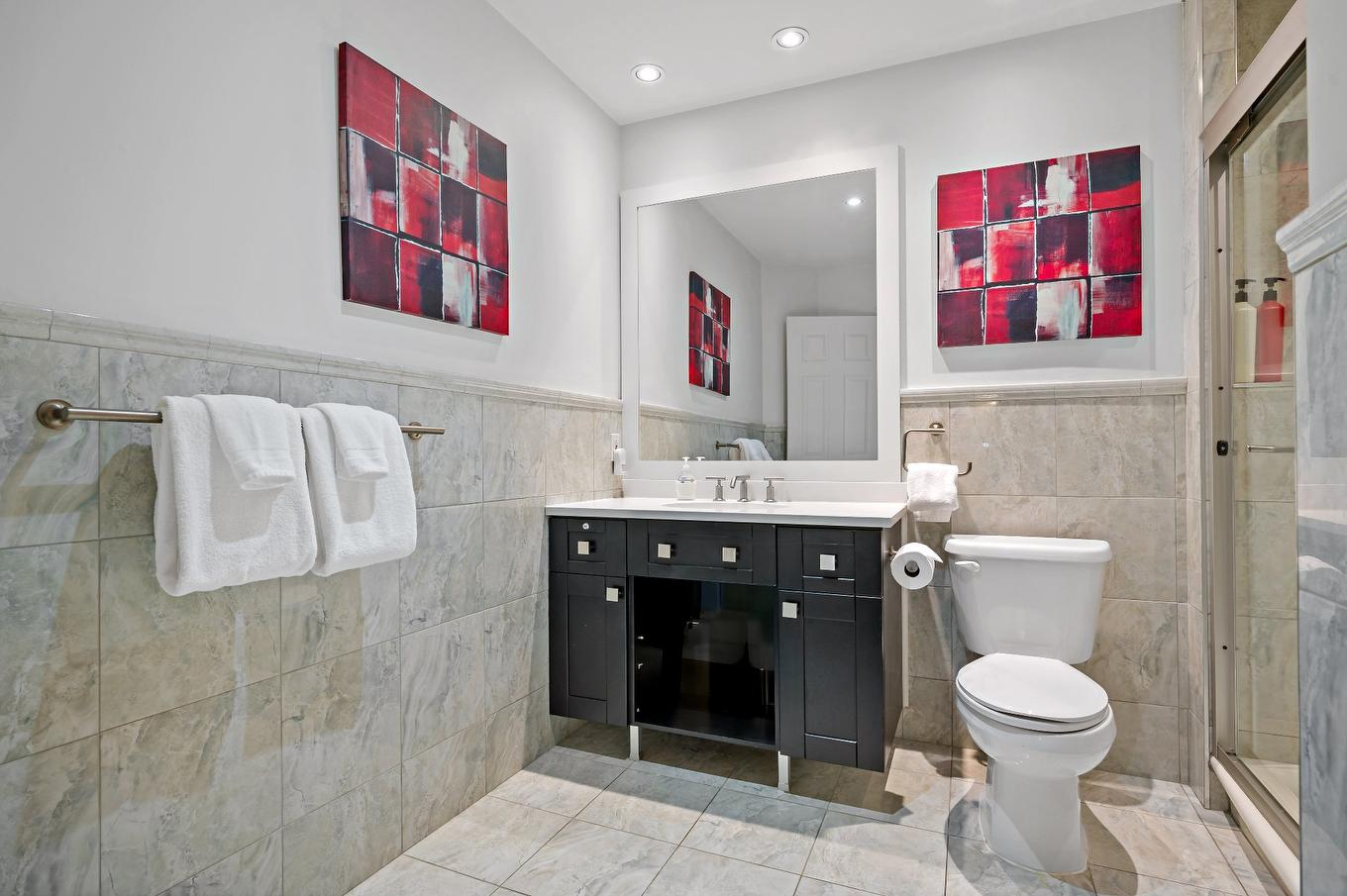 Bathroom - 414/M514-118 Ch. De Kandahar, Mont-Tremblant, QC - Indoor Photo Showing Bathroom