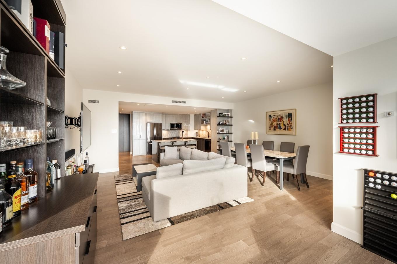 Vue d'ensemble - 1606-1455 Rue Sherbrooke O., Montréal (Ville-Marie), QC - Indoor Photo Showing Living Room