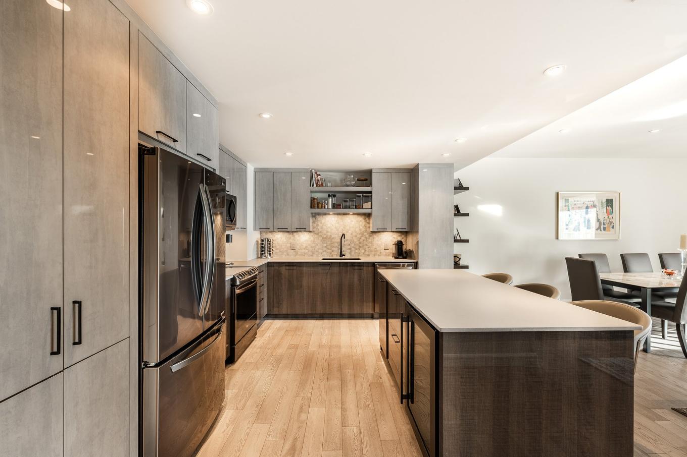 Cuisine - 1606-1455 Rue Sherbrooke O., Montréal (Ville-Marie), QC - Indoor Photo Showing Kitchen With Upgraded Kitchen