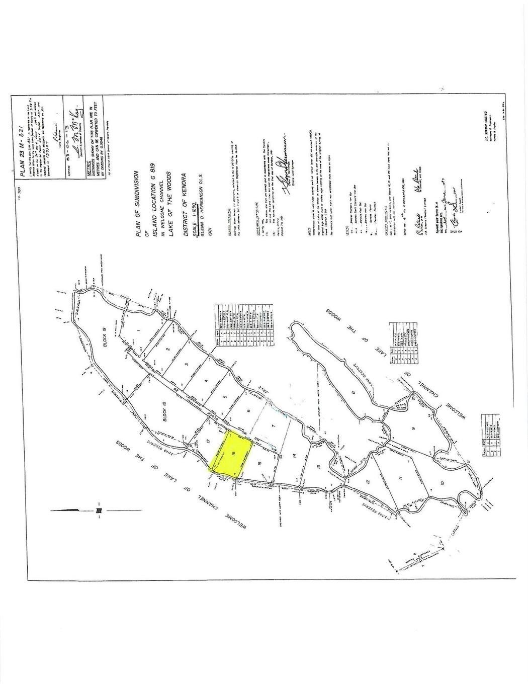 Lot 16 Hansens Bay Lake Of The Woods, Kenora, ON