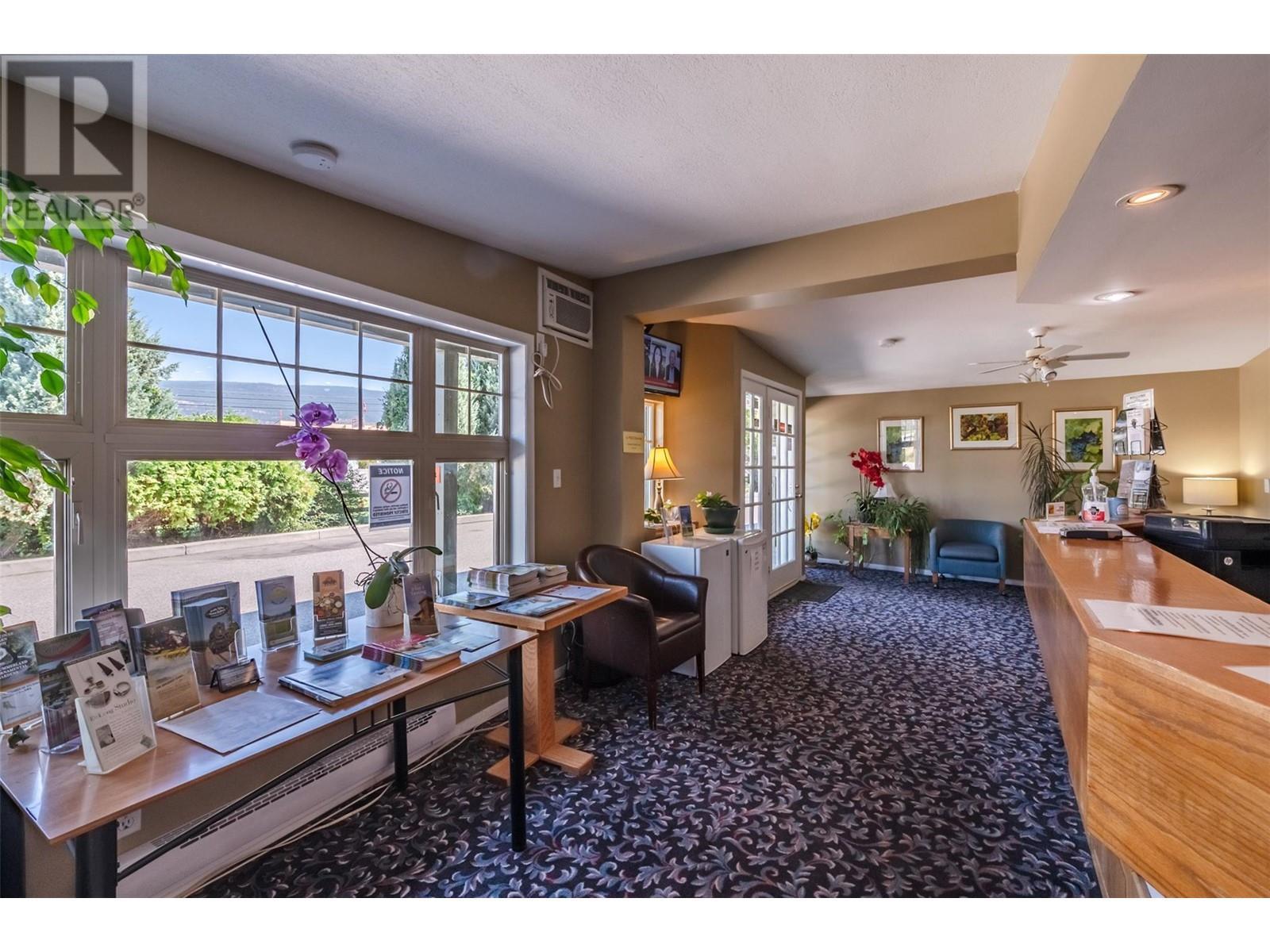 Summerland Motel Lobby - 6203 Willow Avenue, Summerland, BC