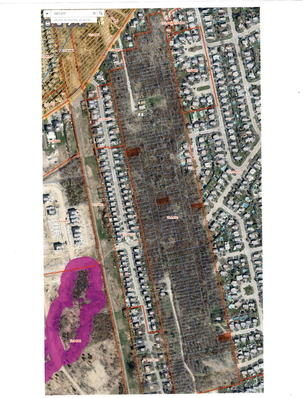 Aerial photo - Rue Roland, Laval (Auteuil), QC