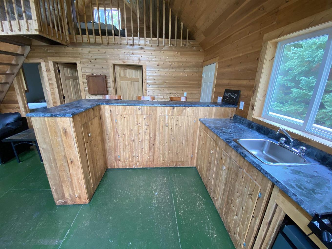 Lot 16 Part 1 Brule Point, Unorganized, ON - Indoor Photo Showing Kitchen With Double Sink