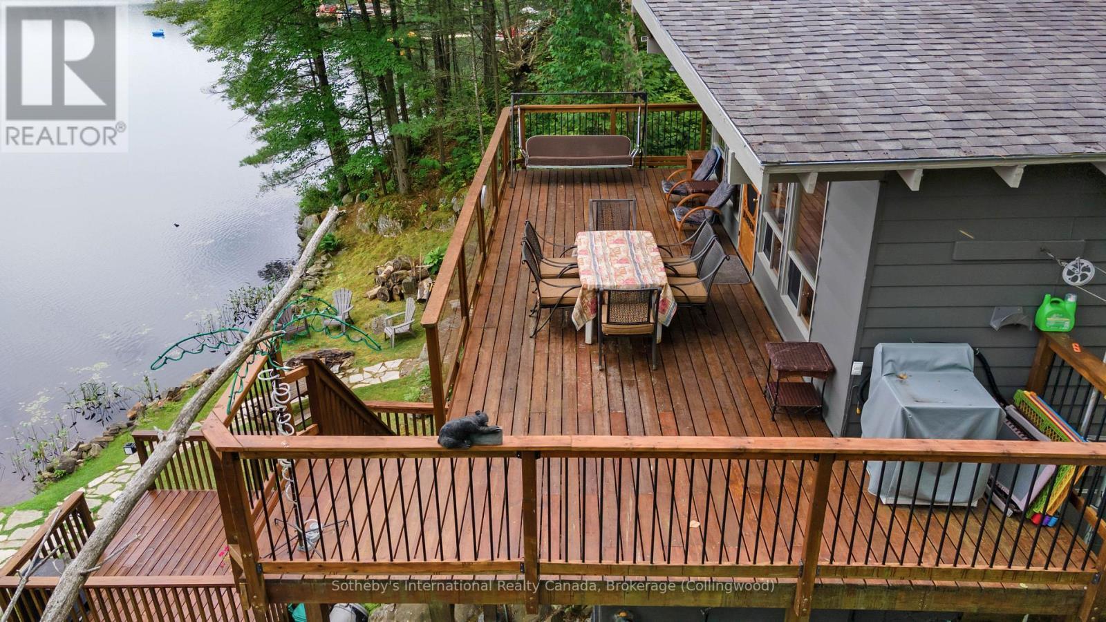 4202 Go Home Lake Shr, Georgian Bay (Gibson), ON - Outdoor With Deck Patio Veranda With Exterior