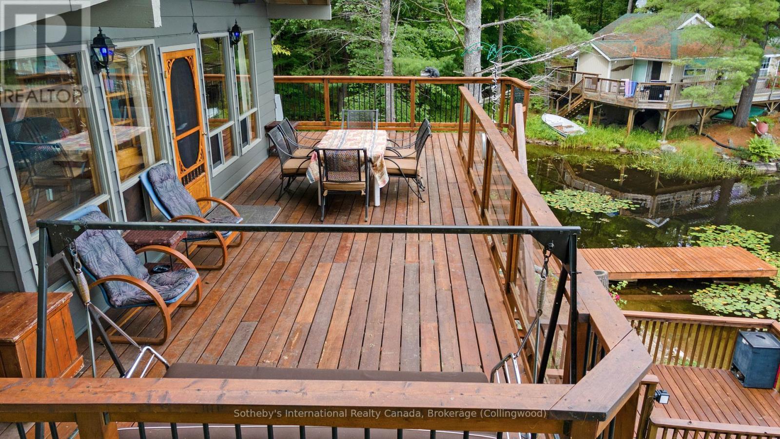 4202 Go Home Lake Shr, Georgian Bay (Gibson), ON - Outdoor With Deck Patio Veranda With Exterior