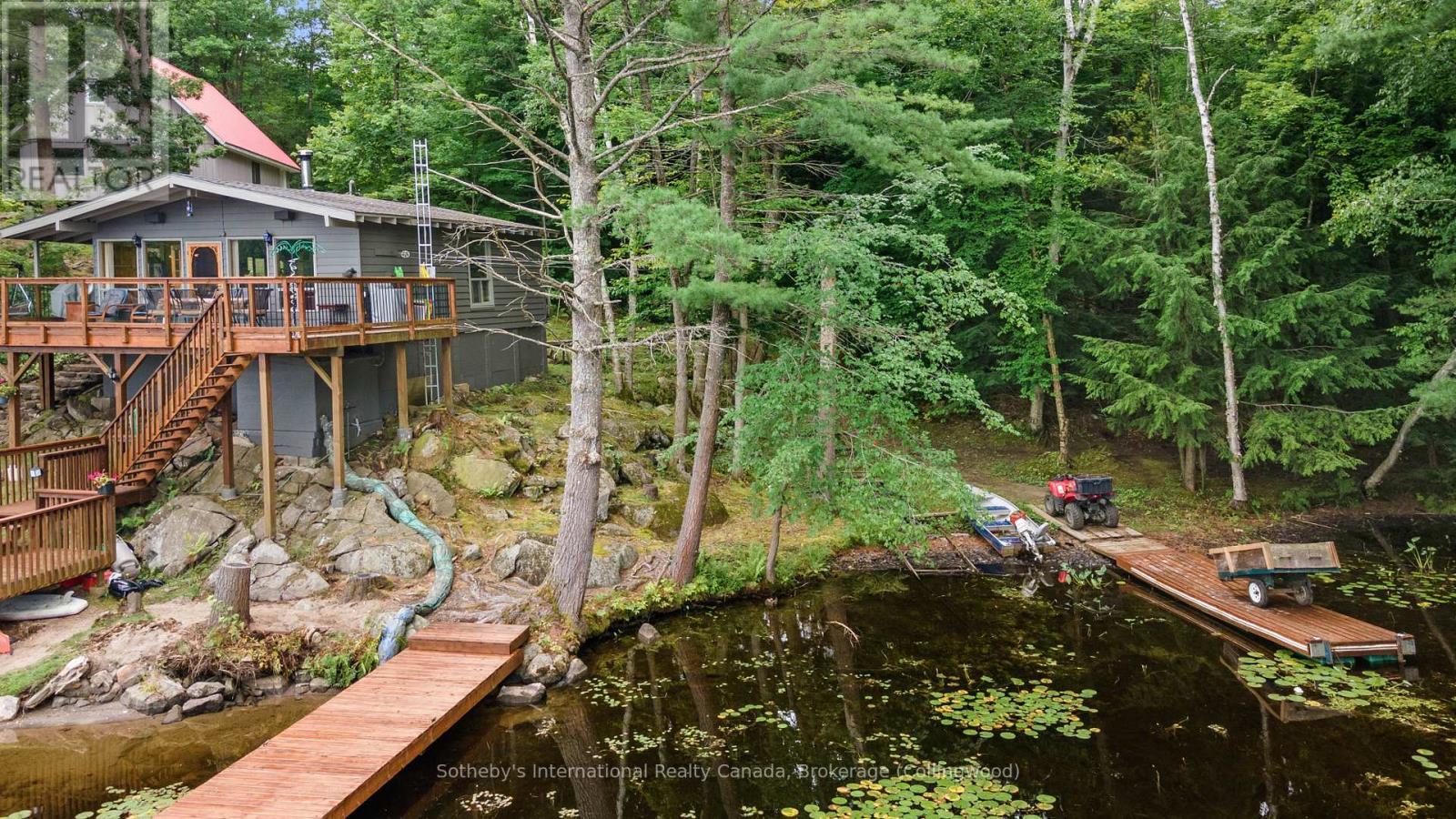 4202 Go Home Lake Shr, Georgian Bay (Gibson), ON - Outdoor With Deck Patio Veranda