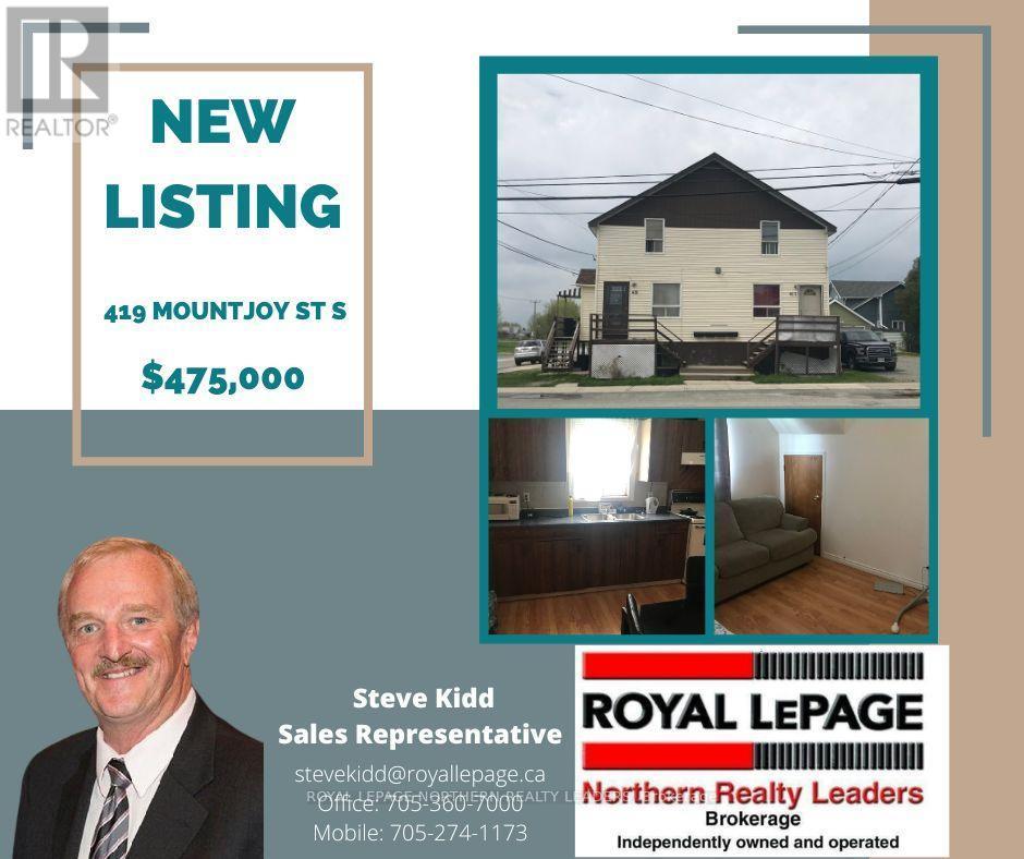 419 Mountjoy Street S, Timmins (Ts - Sw), ON - Other