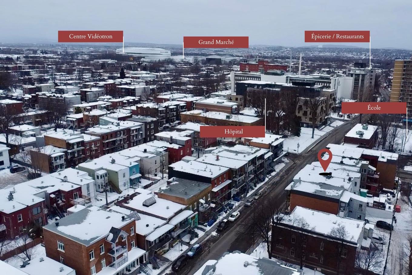 Aerial photo - 1234 - 1238 1Re Avenue, Québec (La Cité-Limoilou), QC - Outdoor With View