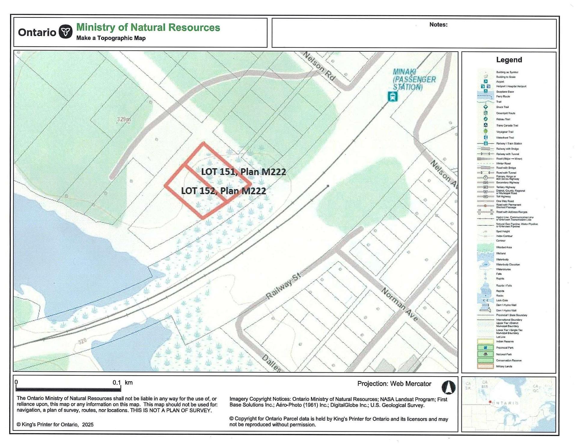 Lot 152 Plan M222, Minaki, ON