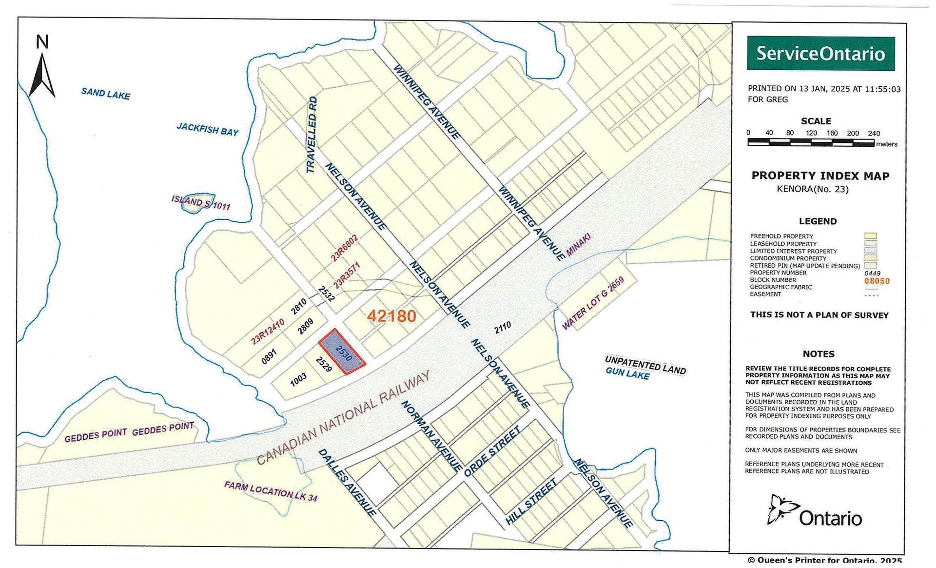 Lot 152 Plan M222, Minaki, ON
