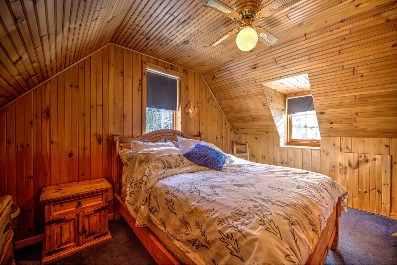 Chambre à coucher principale - 174 Ch. Fradet, Saint-Donat, QC - Indoor Photo Showing Bedroom