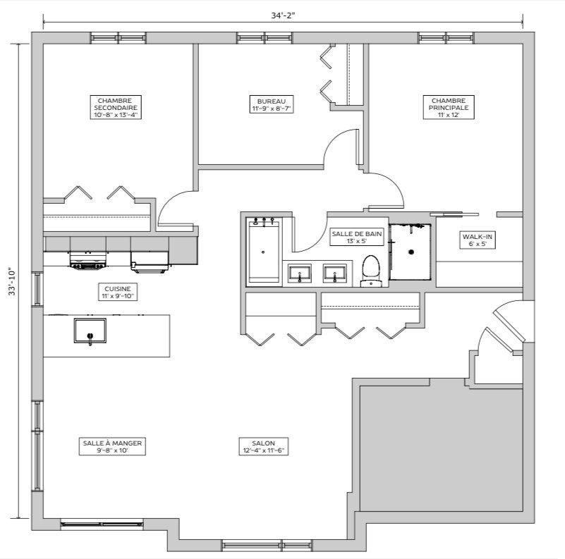 Plan (croquis) - 2-44A Rue Lippé, Les Coteaux, QC - Other