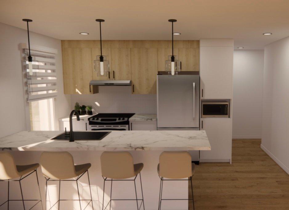 Cuisine - 2-44A Rue Lippé, Les Coteaux, QC - Indoor Photo Showing Kitchen